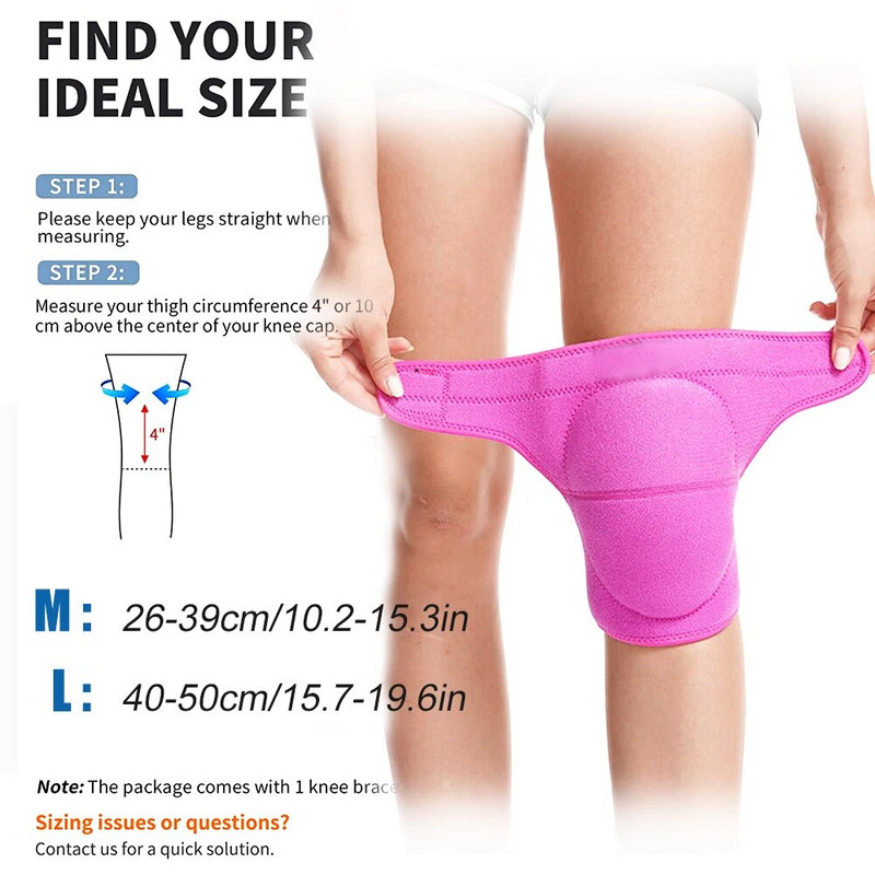 1 ΤΕΜ Sports Knee Pads Full Knee Brace Strap Patella Medial Support Ισχυρή προστασία από συμπίεση μηνίσκου Αθλητικά επιθέματα χορού