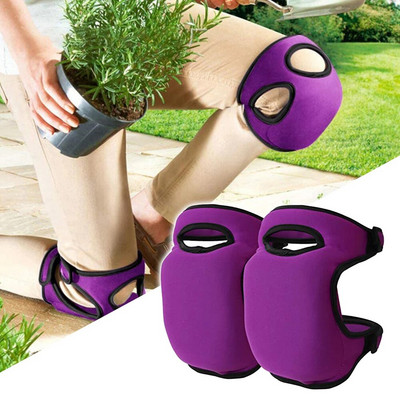 1 Pair Gardening Labor Sponge Knee Pads Thickened Adjustable Knee Pads Επισκευή επίπλων εργάτης κατασκευών Προστατευτικό γόνατος