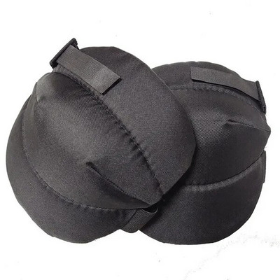 Grindų ir stogo dangų kelių pagalvėlės su putplasčiu paminkštinimu ir neslystančia oda, tvirtais dvigubais dirželiais ir reguliuojamais lengvai pritvirtinamomis spaustukais