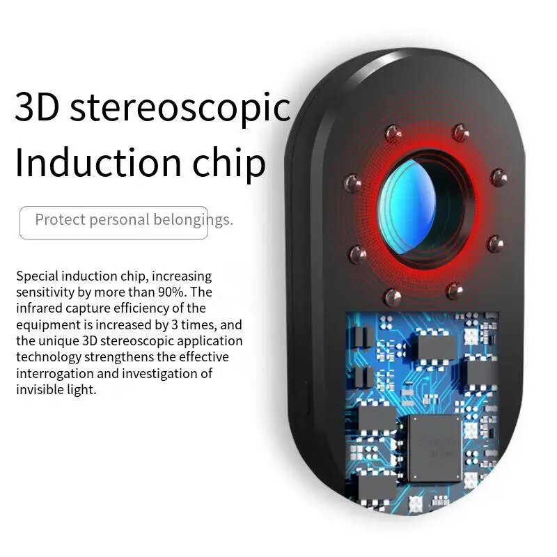 S001 Mini detector infraroșu pentru hotel, cameră antifurt, dispozitiv anti-peeping, detector de cameră, detector de inspecție antimonitorizare