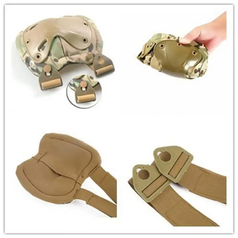 Vojenské taktické chrániče kolien, športové chrániče kolien pre dospelých, korčule, skútre, ochranné chrániče lakťov, sada elektrických fľaší, motocyklových chráničov kolien