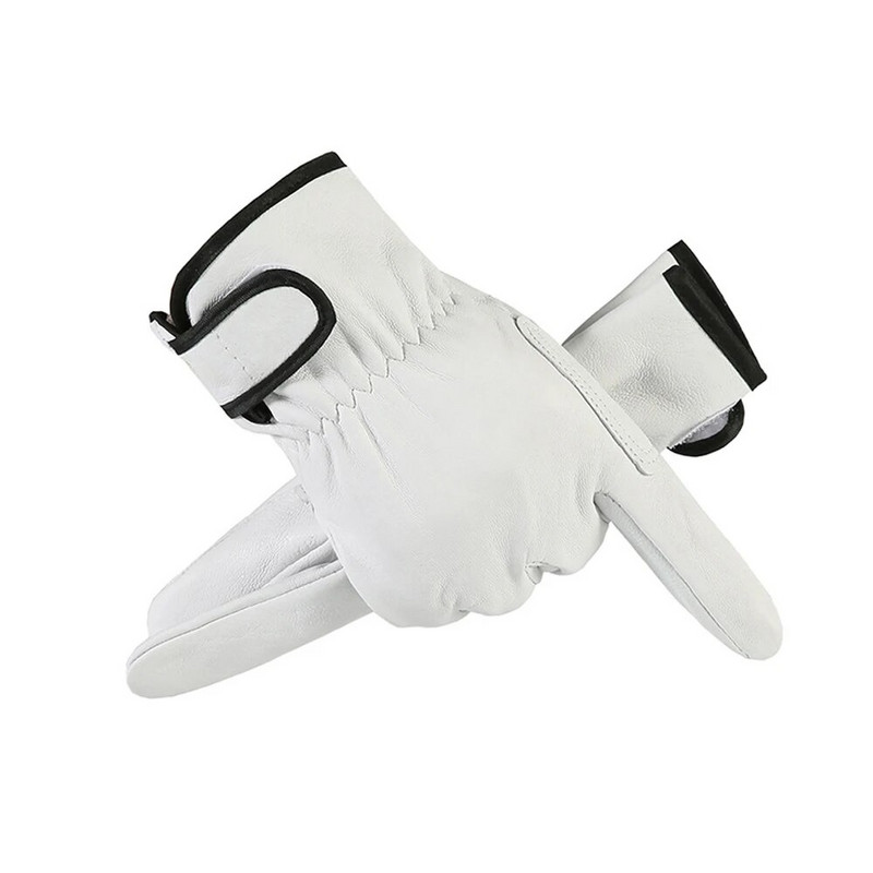 Γάντια εργασίας Sheepskin Leather Workers Work Welding Safety Protection Κήπος αθλητικός οδηγός μοτοσικλέτας Γάντια ανθεκτικά στη χρήση