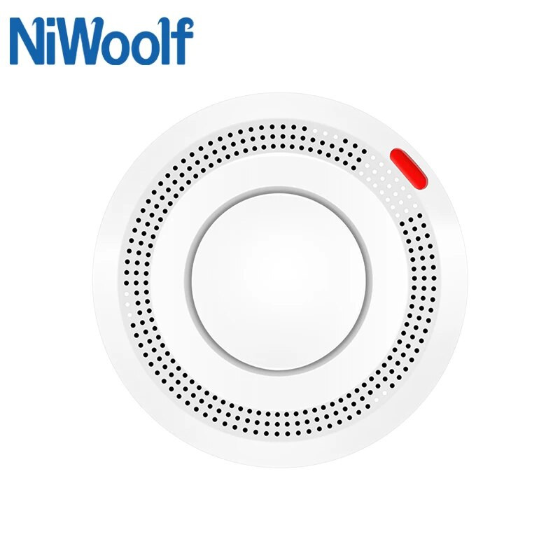 Tuya Wifi füstérzékelő tűzérzékelő 80db hangriasztó füstölő kombinált érzékelő intelligens otthon biztonsági riasztó
