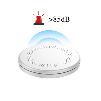 Tuya Smart Home Detector Smoke Detector WLAN AA Battery Fire Detector Test Winner Wi-Fi Fire Detector Συμμορφώνεται με το EN 14604
