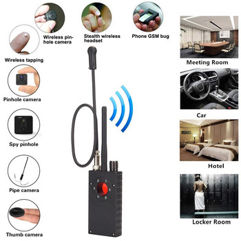 G529/328 Bluetooth ακουστικά Anti-spy Hiding Camera Detector GSM Συσκευή GPS Tracer Finder Wireless RF Gadget Signal Detect
