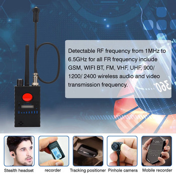 Tracker Detect Безжични продукти GPS силен магнитен локатор детектор антишпионска антиоткровена камера детектор GSM Rf Signa Detect