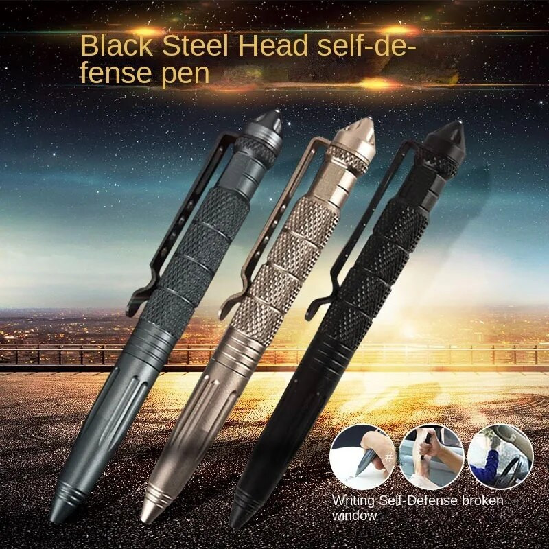ZK20 „Dropshiping Defense“ taktinis rašiklis, aukštos kokybės aliuminio neslystantis nešiojamasis savigynos rašiklis, plieninis stiklo daužiklio išgyvenimo rinkinys