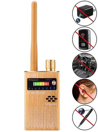 Protušpijunski detektor bežične kamere GPS Rf Detektor signala mobilnog telefona Praćenje 2G 3G 4G Pronalazač grešaka Radio detekcija špijunski uređaji