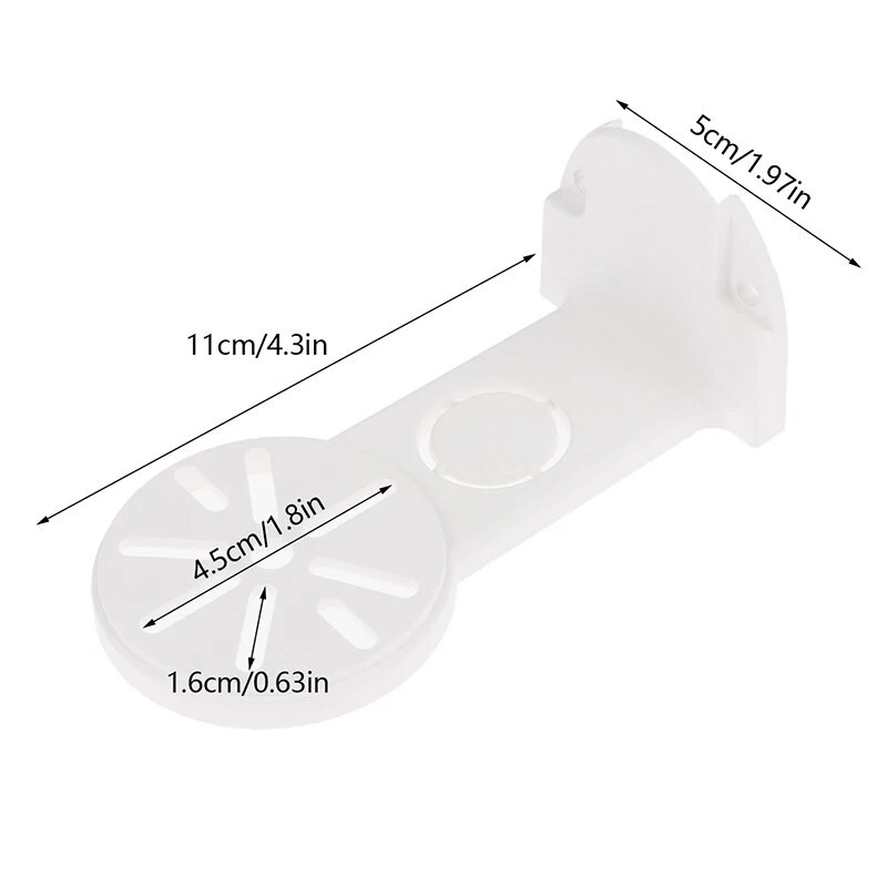 1 Komplekts kameras kronšteins, bez naglām piestiprināms pie sienas kameras novērošanas turētājs ar līmes pamatnes skrūvi