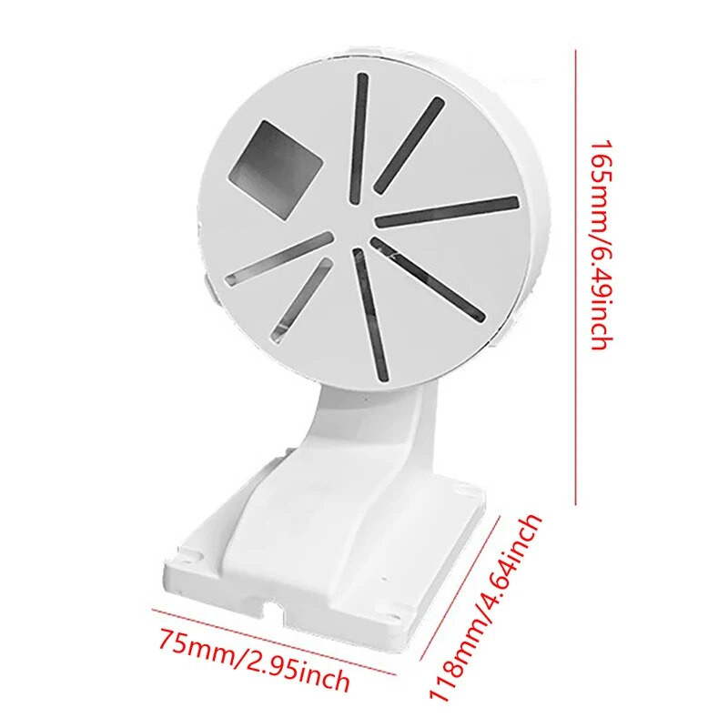 Mājas birojs Doma kameras kronšteins Novērošanas videonovērošana Piederumi Plastmasas L tipa Izturīgs drošības sienas stiprinājums iekštelpām ārā