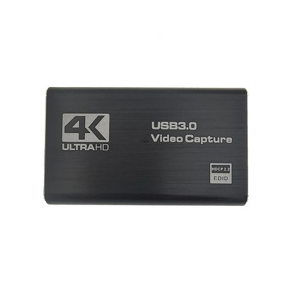 1080P USB3.0 HDMI saderīga video tveršanas karte 4K 60/30Hz USB Grabber ierakstītājs spēļu straumēšanas tiešraides straumēšanai