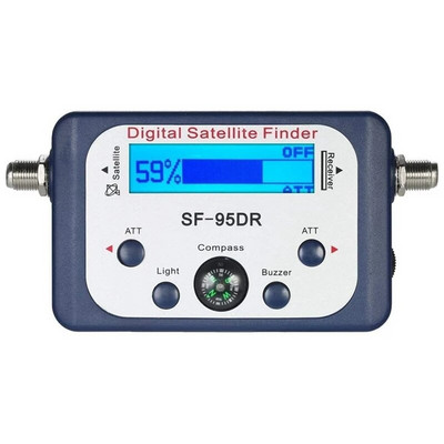 1 gabalas plastikinis skaitmeninis palydovas, skirtas FINDER, skirtas Satlink testeriui, matuokliui, televizoriaus signalo imtuvui