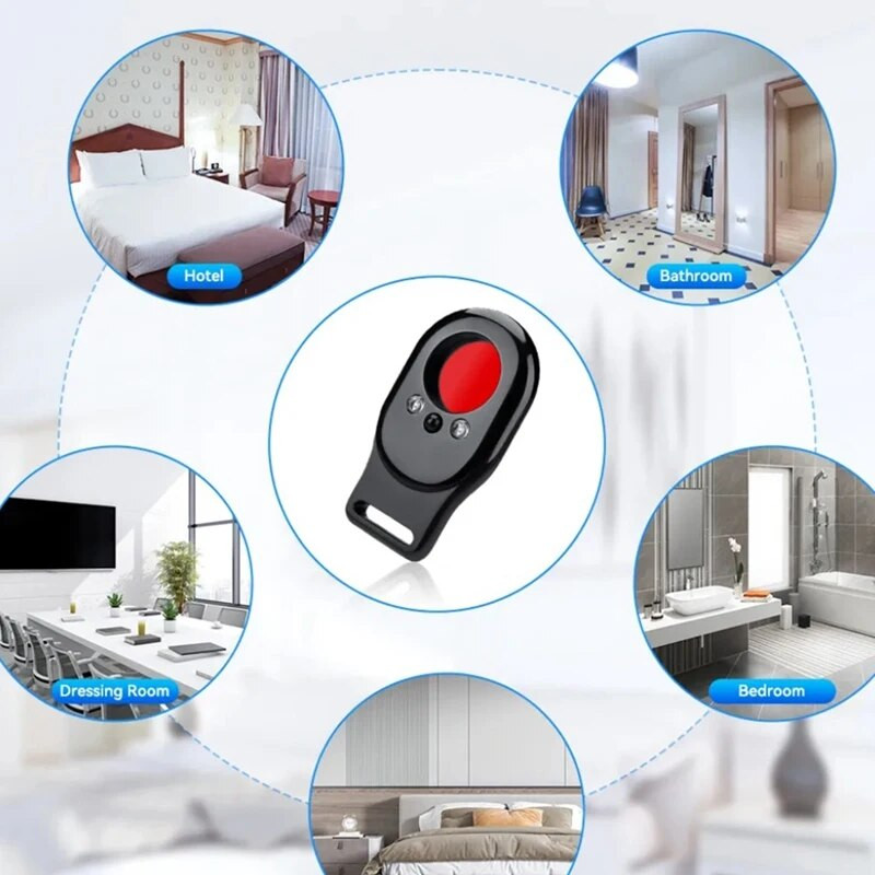 Преносим хотел за наблюдение LED инфрачервен детектор Мини хотел за наблюдение LED инфрачервен детектор Вибрационна аларма Сензор