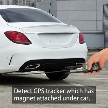 Двойна антена RF сигнален детектор GSM Bug Finder Anti Candid Camera GPS Tracker GSM Audio Bug Spy Gadgets защита на сигурността