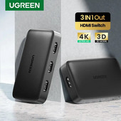 Διακόπτης UGREEN HDMI για Xiaomi Mi Box 3 σε 1 έξοδο Συμβατός με HDMI Switcher 4K30Hz για TV Box Διακόπτης PS4 με καλώδιο HDMI ελεγκτή