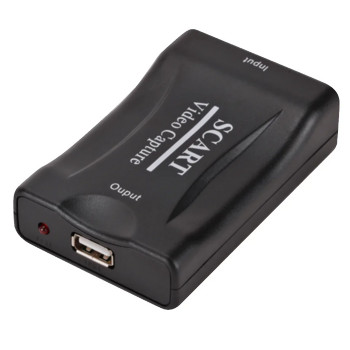 PzzPss USB 2.0 Video Capture Card 1080P Scart Gaming Record Box Запис на поточно предаване на живо Домашен офис DVD Grabber Plug And Play