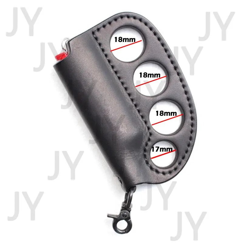 Δερμάτινη θήκη PU αυτοάμυνας για υπαίθριο κάμπινγκ, Φορητή θήκη μπρελόκ πολλαπλών χρήσεων