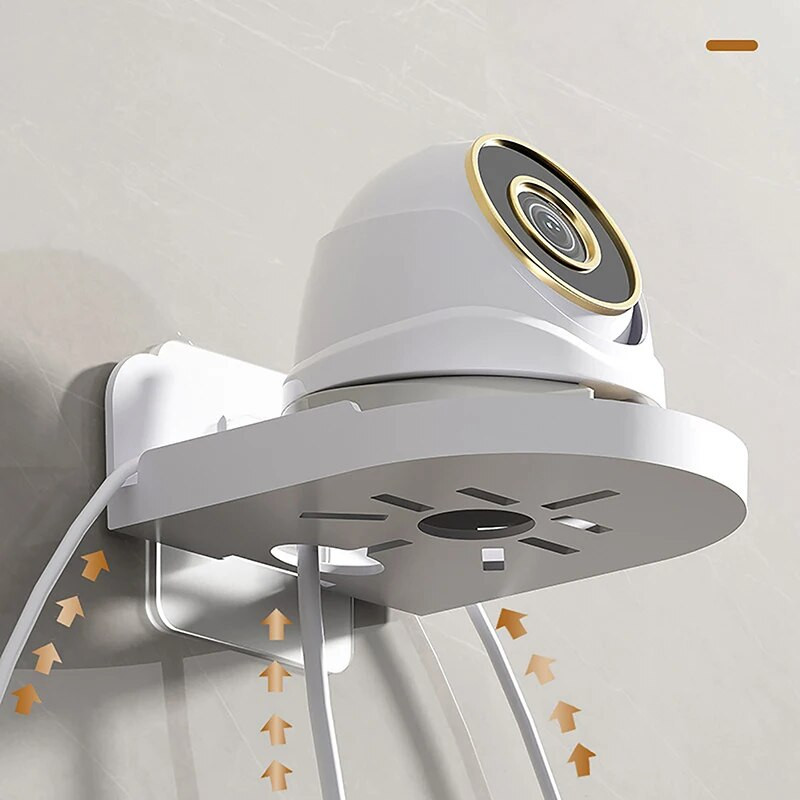 Държачи за камери Монтирана на стена опора за глава за наблюдение Домакинска универсална стенна закачалка Стелажи за всекидневна Тава Държачи за домашно съхранение