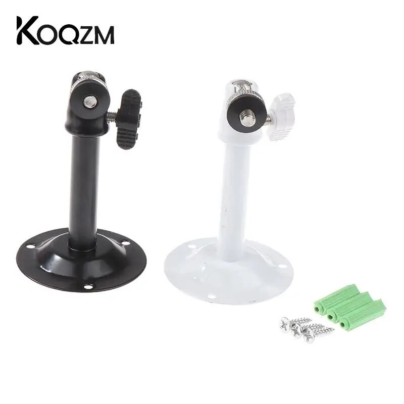 Нов монтаж на скоба за стенен монтаж Метален държач Сигурна въртяща се стойка за камера за видеонаблюдение за охранителна камера за наблюдение