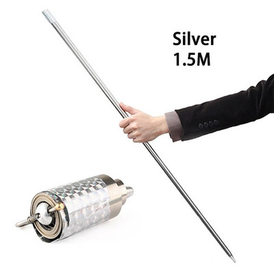 EDC Metal Magic Telescopic Stick Rod Бойни изкуства Magic Pocket Outdoor Car Steel Wand Elastic Stick Hollow Adjustable Stick