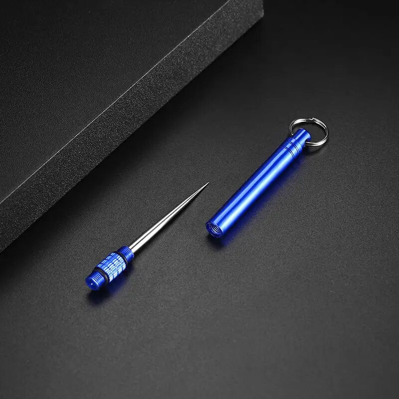 Nešiojami titano dantų krapštukų laikikliai nerūdijančio plieno metaliniai dantų krapštukai, daugkartinio naudojimo mini dantų krapštukai, skirti namuose lauke