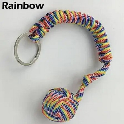 Връзка за самозащита Ключодържател за оцеляване Външна защита Защита Черна маймуна Юмрук стоманена топка за момиче, носещо счупени прозорци