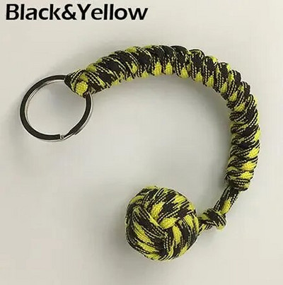 Връзка за самозащита Ключодържател за оцеляване Външна защита Защита Черна маймуна Юмрук стоманена топка за момиче, носещо счупени прозорци