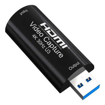 Κάρτα λήψης βίντεο MS2130 Mini 4K 1080P 60fps Κάμερα PS4 Κουτί εγγραφής HDMI σε USB 3.0 PC Live Streaming Grabber Game Recording
