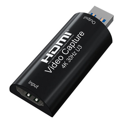 MS2130 Mini 4K video uzņemšanas karte 1080P 60 kadri/s PS4 kameras ierakstīšanas kaste HDMI uz USB 3.0 datora tiešraides straumēšanas Grabber spēļu ierakstītājs
