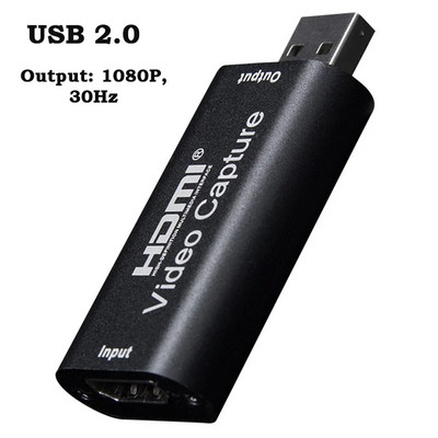 MS2130 Mini 4K video uzņemšanas karte 1080P 60 kadri/s PS4 kameras ierakstīšanas kaste HDMI uz USB 3.0 datora tiešraides straumēšanas Grabber spēļu ierakstītājs