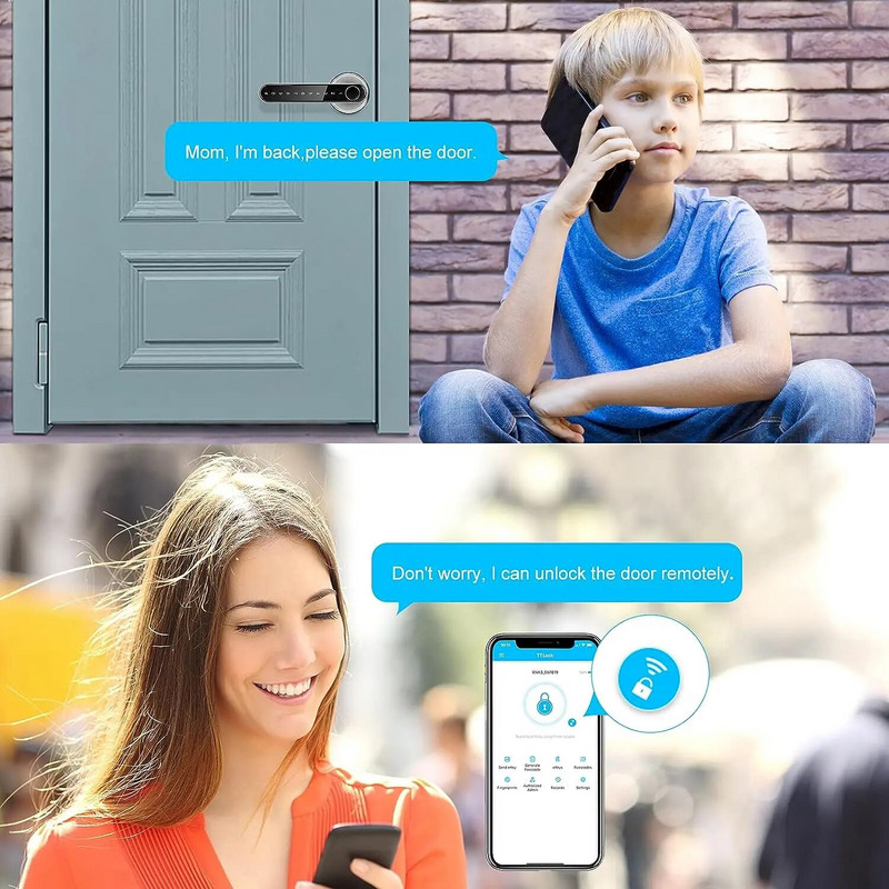 „TTLOCK G2 WiFi Gateway Hub“, suderinamas su „TTLock Smart Door Lock APP“ nuotolinio valdymo pulteliu Atrakinkite valdymą balsu, skirtą „Alexa Google Home“