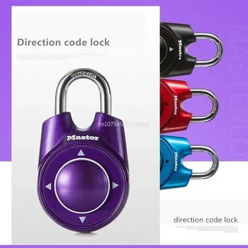 Master Lock 1500ID Преносим катинар Escape Room Lock Gym School Club Cabinet Lock Combination Code Directional Keyless Door Lock