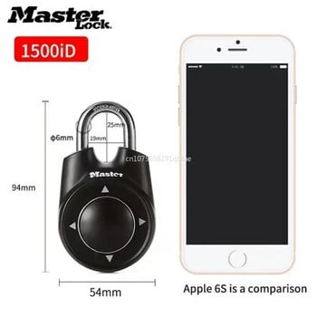 Master Lock 1500ID Преносим катинар Escape Room Lock Gym School Club Cabinet Lock Combination Code Directional Keyless Door Lock