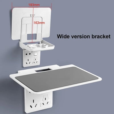 Stalak za bežični usmjerivač Zidni nosač Izlazna polica za podlogu/zvučnik/kameru za nadzor/ Bežični usmjerivač Stalak za zidnu montažu