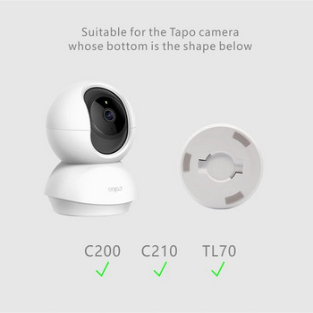 Βάση επιτοίχιας έξυπνης κάμερας Tapo C200 TL70 αξεσουάρ βιδωτό τσαντάκι οροφής που κρέμεται ανάποδα για tplink C210