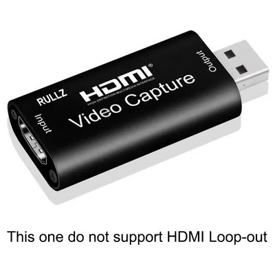 4K TV Loop HD 1080P video tveršanas karte ar USB 2.0 HDMI saderīgu spēļu ierakstītāju video ierakstīšanas kaste PS3 DVD, datora tiešraides straumēšanai