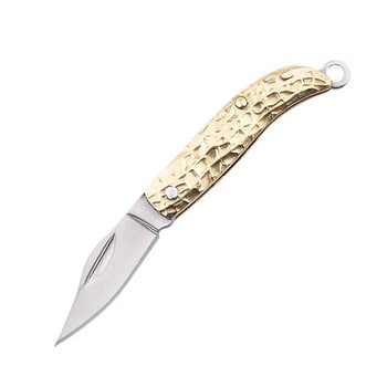 Отварачка за писма Нож от неръждаема стомана Канцеларски принадлежности Мини сгъваем портативен нож Ключодържател Резачка за хартия Изискан рибен месинг