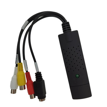 USB2.0 Audio Video Capture Card TV Tuner VHS към DVD Video Capture Converter за Win7/8/XP/Vista с USB кабел