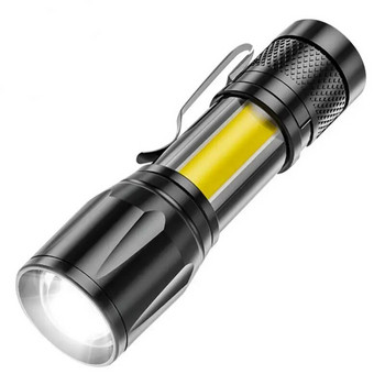 1~5 τμχ Φορητός επαναφορτιζόμενος φακός led zoom XP-G Q5 Lamp Lantern 2000Lumen Adjustable Penlight Αδιάβροχο μίνι Led