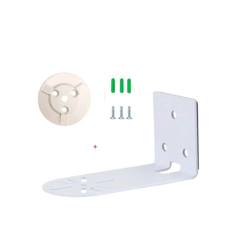 Dzelzs sienas kameras balsts ar līmes pamatni un skrūvju komplektu bez naglām TP-LINK EZVIZ IMOUE YI HUAWEI HAIQUE kameras stiprinājumam