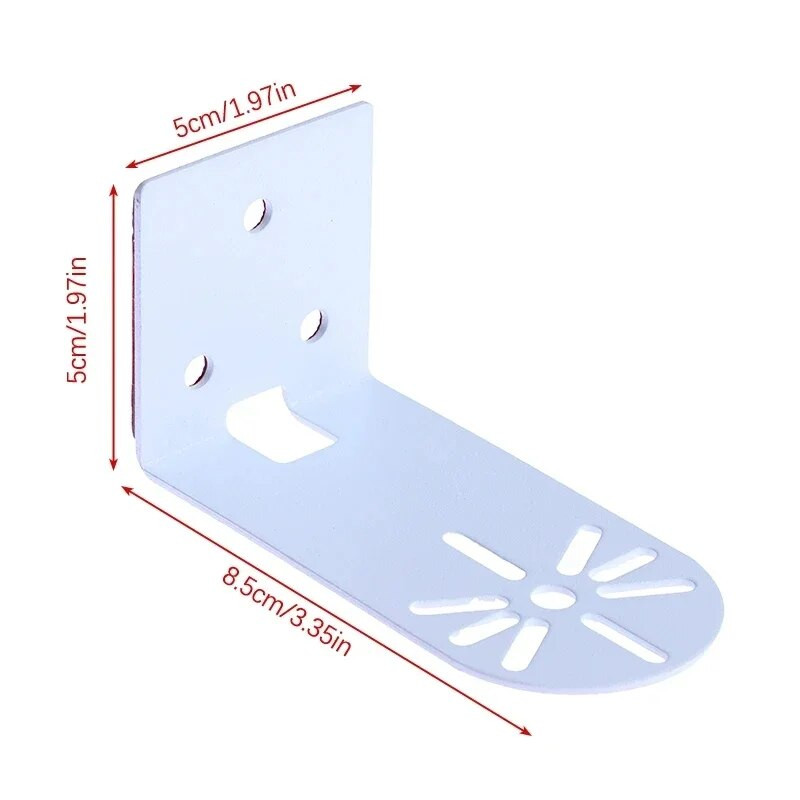 Dzelzs sienas kameras balsts ar līmes pamatni un skrūvju komplektu bez naglām TP-LINK EZVIZ IMOUE YI HUAWEI HAIQUE kameras stiprinājumam