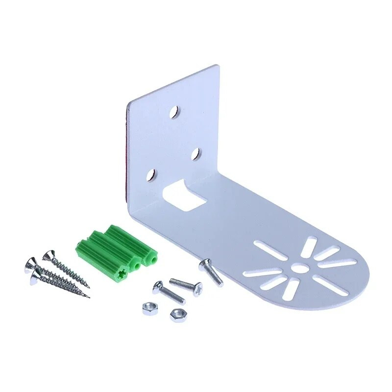 Dzelzs sienas kameras balsts ar līmes pamatni un skrūvju komplektu bez naglām TP-LINK EZVIZ IMOUE YI HUAWEI HAIQUE kameras stiprinājumam