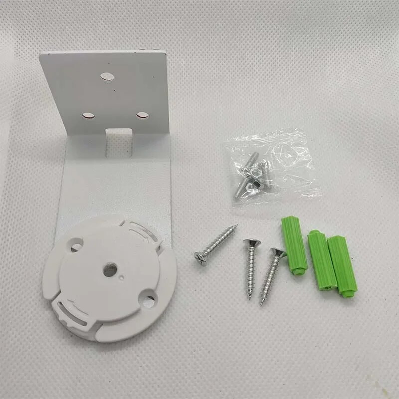 Dzelzs sienas kameras balsts ar līmes pamatni un skrūvju komplektu bez naglām TP-LINK EZVIZ IMOUE YI HUAWEI HAIQUE kameras stiprinājumam