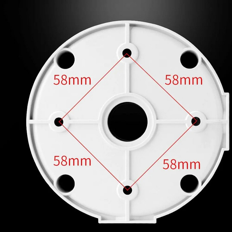 Ūdensnecaurlaidīga videonovērošanas kameras sadales kārba Universāla plastmasas novērošanas kupola kronšteini sienas telpas statīva kabelis dziļa pamatne