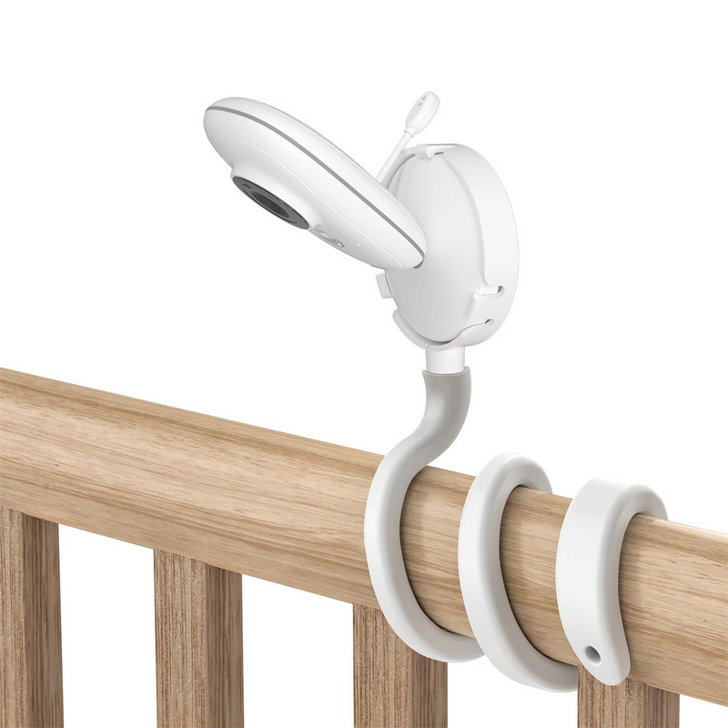 Ευέλικτο περιστρεφόμενο στήριγμα για GHB-Vb603, Luvion platinum 3, Tenboo-TB101 Baby Monitor, Προσαρμόζεται σε ράφια ή έπιπλα κούνιας