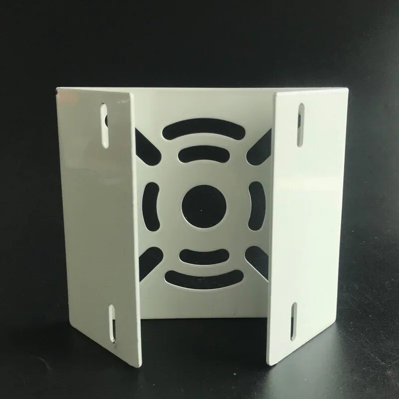 Ielas apgaismojuma staba stiprinājuma turētājs Mazs universāls savienojuma staba kolonnas turētājs Monitoringa kronšteins Videokameras aizmugures statīvs Dzelzs loka plāksne