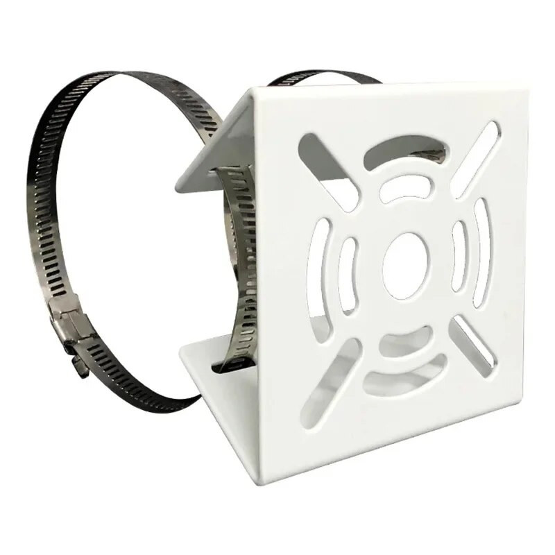 Ielas apgaismojuma staba stiprinājuma turētājs Mazs universāls savienojuma staba kolonnas turētājs Monitoringa kronšteins Videokameras aizmugures statīvs Dzelzs loka plāksne