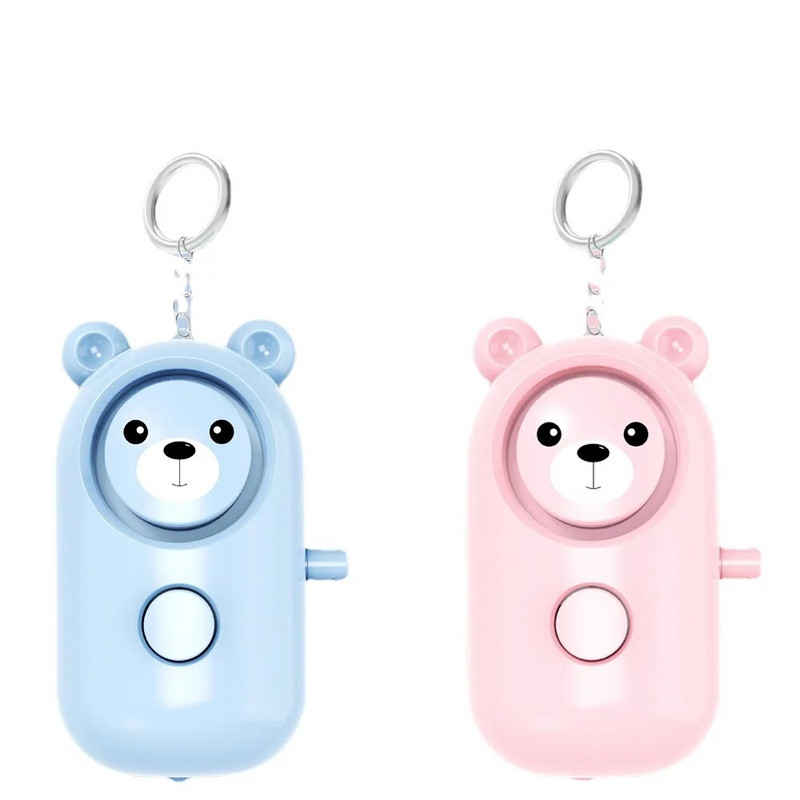 130 dB savigynos raktų pakabuko signalizacija su LED lempute Asmeninė apsauga Apsaugokite garsiai avarinį įspėjimą Moterims Vaikams Vyresniems