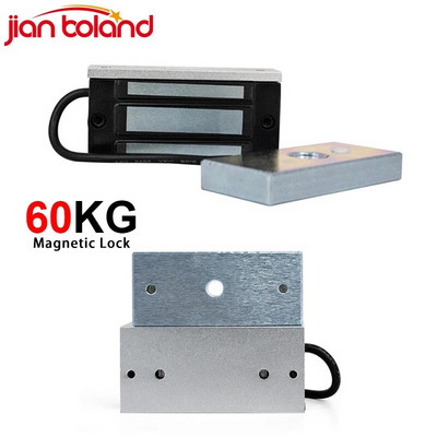 DC12V/300mA 60KG elektromagnetska brava ugrađena/otklopiva 2 vrste magnetske brave za kontrolu pristupa prikladna za vrata kućnog ureda