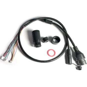 Водоустойчив POE LAN кабел за CCTV IP камера платка модул с устойчив на атмосферни влияния конектор
